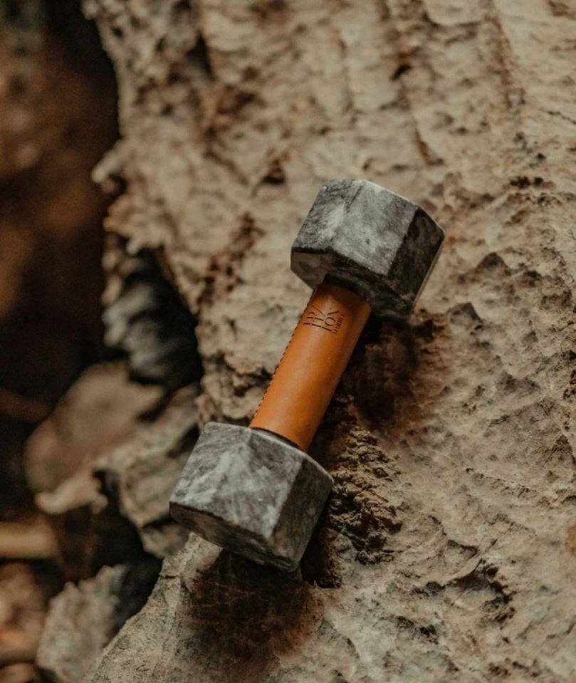 These Gorgeous Marble Kettlebells And Dumbbells Are Not Just For